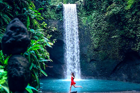 Ubud: ATV Quad Biking, Temple & Tibumana Waterfall Tour Tandem Ride ATV, Temple & Waterfall Tour