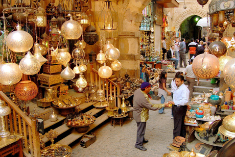 Caïro: privé lokale markt van een halve dag en souk-tour