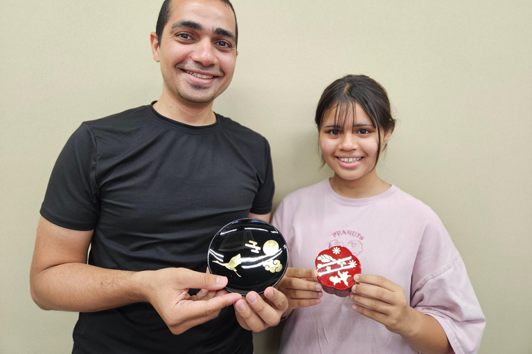 Experiencia artística con pan de oro en Tokio