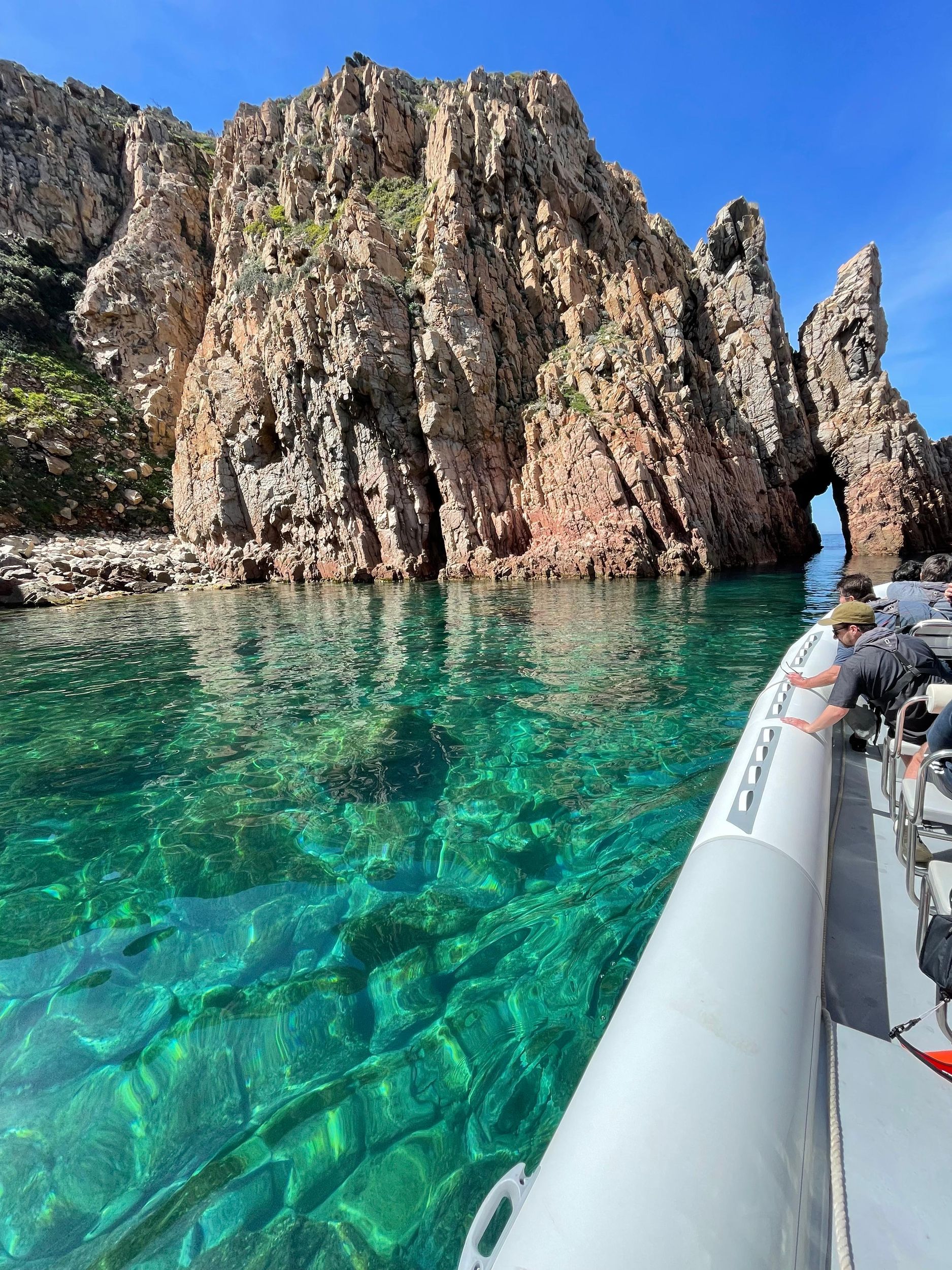 Von Sagone/Cargèse: Scandola und Calanques de Piana – eine Bootsfahrt