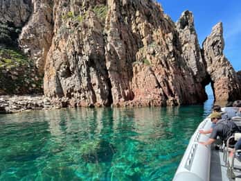 Croisière Scandola Piana Girolata Baignade bateau 12 posti