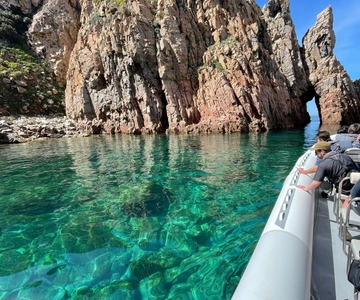 Croisière Scandola Piana Girolata Baignade bateau 12 places