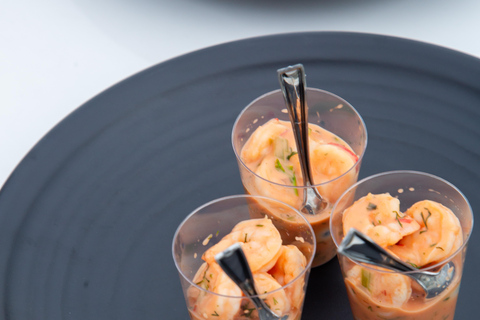 Cartagena: Sunset on Cartagena Bay aboard the Flamante Catamaran Cartagena: Sunset over Cartagena Bay aboard the Flamante Catamaran