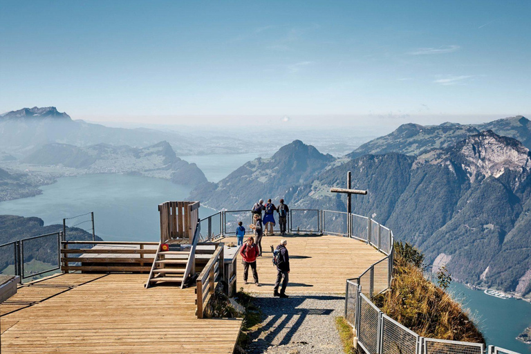 Luzern: Ausflug steilste Bahn der Welt / Aussichtspunkt Fronalpstock Stoos