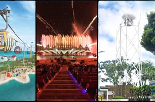 Seilbahn, Sky Helix & Wings of Time mit Hoteltransfer