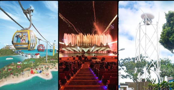 Cable Car, Sky Helix & Wings of Time with Hotel Transfers