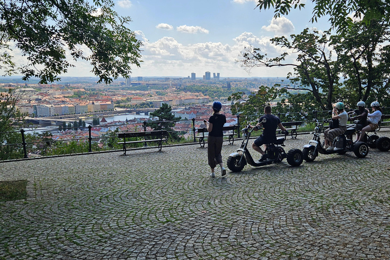 Prague: Heart of Prague Electric Tricycle Scooter Tour 30-Minute Lesser Quarter Tour with English-Speaking Guide