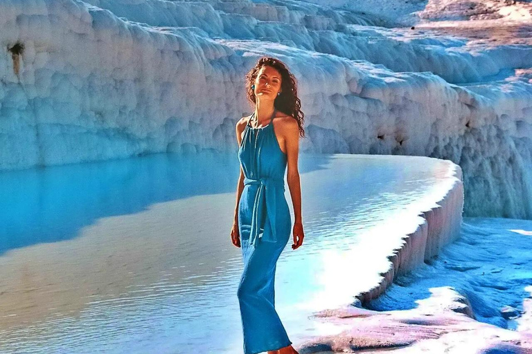 From Kusadasi: Pamukkale & Hierapolis Tour with Entry Ticket