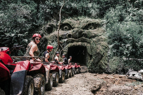 Bali: Ubud ATV Guided Tour with Rafting and Swing OptionsCombo ATV Quad bike &amp; White Water-Rafting Tour with Transfer