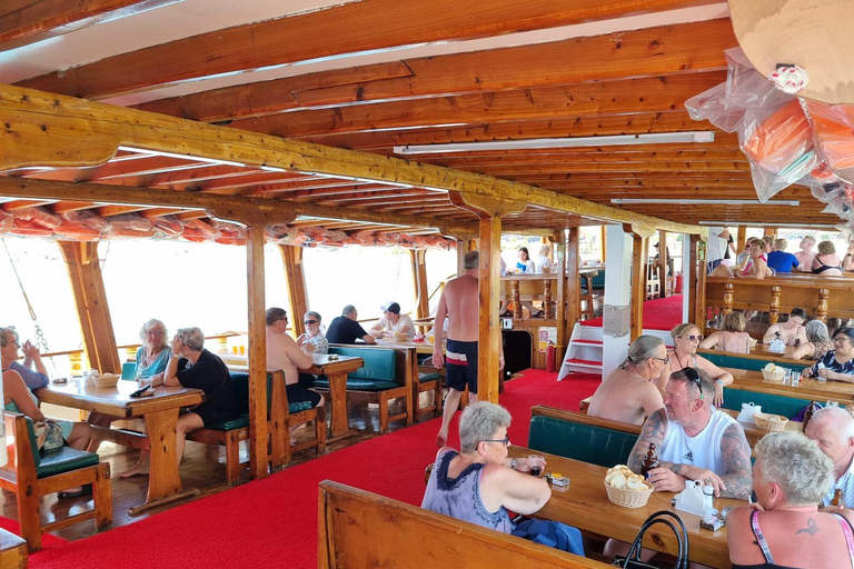 Alanya: Morning or Sunset Relaxing Boat Tour w/ Lunch, Alanya: Sunset Relaxing Boat Tour With Transfer.