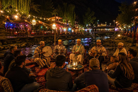Marrakech to Ourika Valley, Atlas Sunset Views, River Dinner