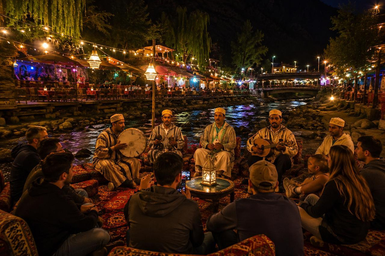Marrakech to Ourika Valley, Atlas Sunset Views, River Dinner