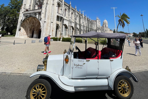 Lisbon: Vintage Electric Tuk-Tuk Guided Tour with Tastings