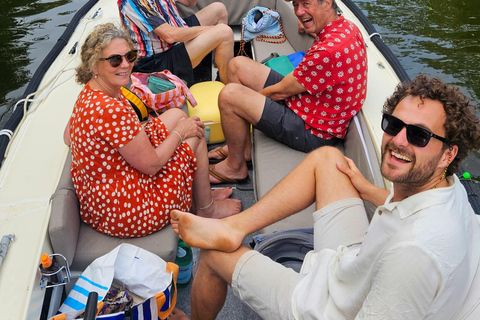 The Hague: Self-Drive Boat Rental up to 7 people, no licence
