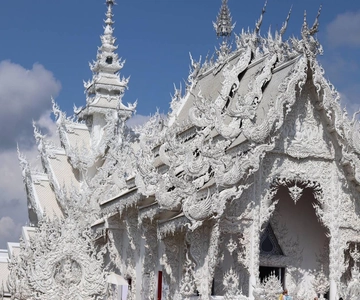 Chiang Rai White & Blue & Huay Pla Kang Temple& Lalitta Cafe
