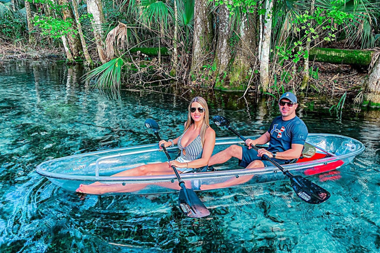 Silver Springs: Clear Kayak Rental with Wildlife Viewing Single Clear Kayak