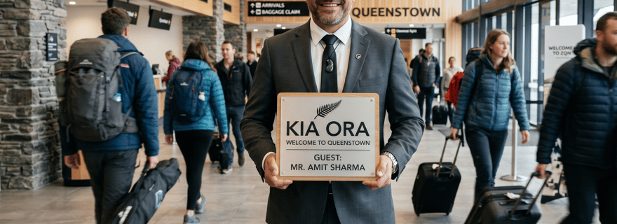 Queenstown: Privater Transfer zwischen Flughafen ZQN und Stadtzentrum