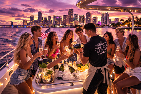 Miami: Unlimited Prosecco Cruise with Skyline Views
