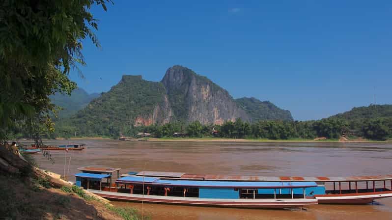Mekong Cruise to Pak Ou Cave & Kuang Si Waterfall with Lunch