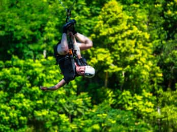 Ko Pha Ngan: Sky-High Zipline & Wang Sai Waterfall Views