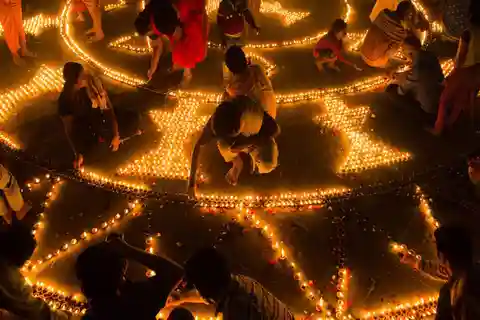 Same day Diwali celebration tour with Delhi sightseeing