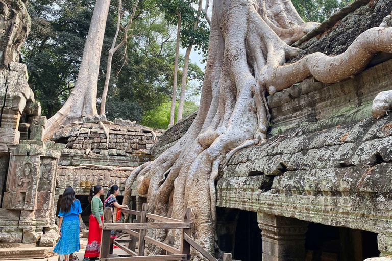 From Phnom Penh: Angkor Wat, Bayon, and Ta Prohm Day Trip