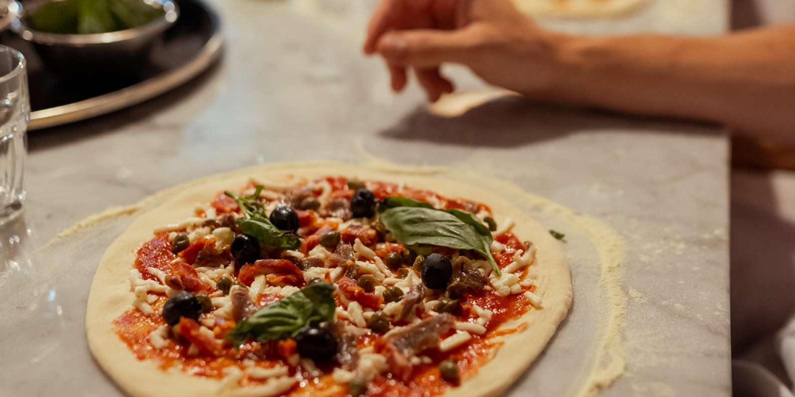 Palermo: Pizza and Gelato Cooking Class with Dinner and Wine