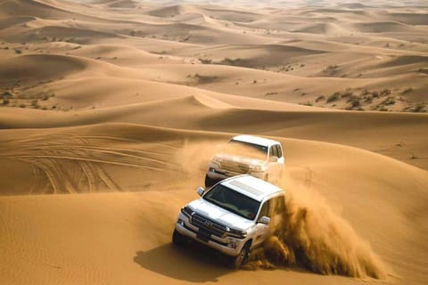 Dubai: Jeep Desert Safari, Camel Ride, and Quad Bike Tour