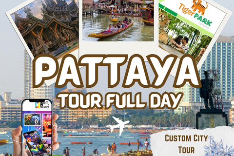 芭堤雅私人一日游：城市观光和热门景点芭堤雅日落和夜生活之旅：卡巴莱表演和泰式按摩