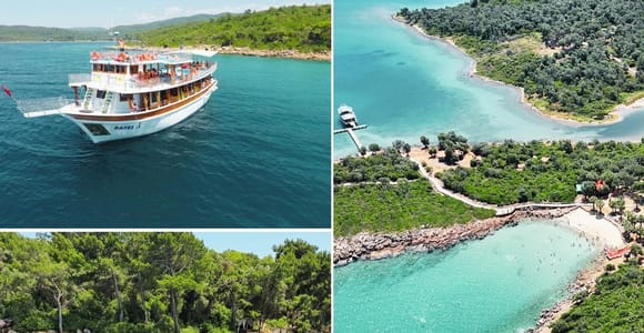 Marmaris/Icmeler:Cleopatra Island Boat Trip w/Lunch & Drinks