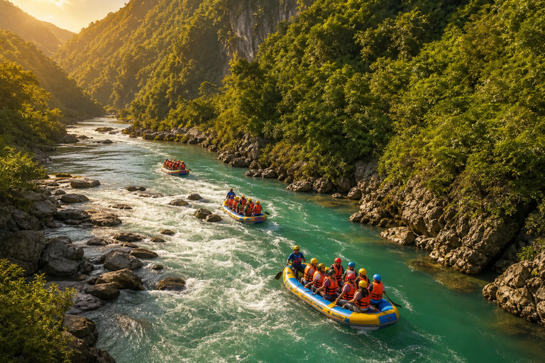 Zhangjiajie: Mengdong River Rafting Ticket with Transfer Rafting Ticket with Round-Trip Hotel Transfer
