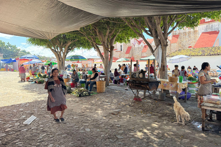 Cocina Ancestral, Arte Textil en Teotitlán y Árbol del TuleSólo Clase de Cocina en Español Directamente en Teotitlán (Sin coche)