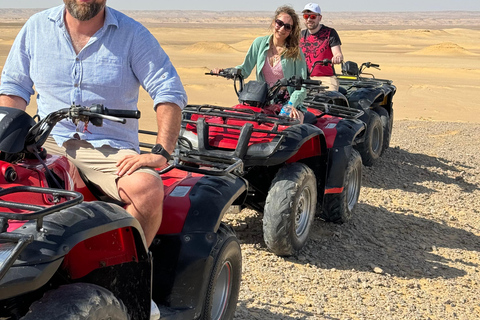 Fayoum: Qarun Sahara Safari With( ATV ) Quad bike From Cairo Private 4 Hours Quad Included Tickets