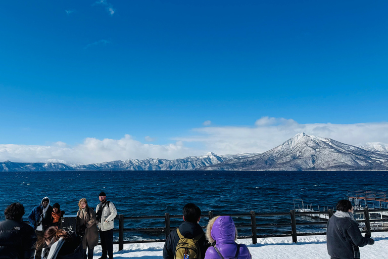 From Sapporo: Lake Shikotsu Ice Festival & Illumination Tour