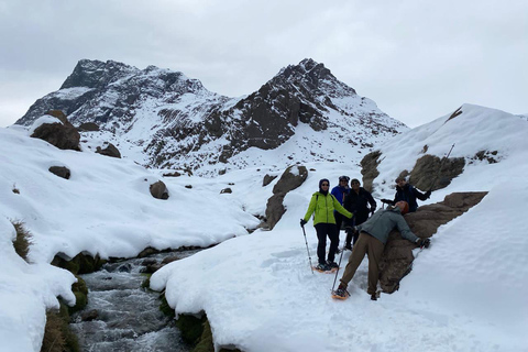 Au départ de Santiago : randonnée en raquettes dans les Andes
