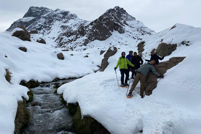 Au départ de Santiago : randonnée en raquettes dans les Andes