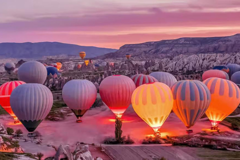 Antalya: Cappadocia Tour with Cave Hotel & Balloon Watching Tour with Cave Hotel Stay