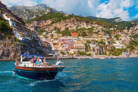 Au départ de Naples : Excursion en bateau en petit groupe sur la côte amalfitaine