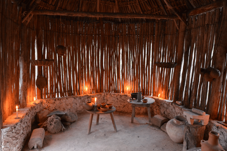 Cancún: Ceremoniële Mayanacht , Temazcal en Cenote