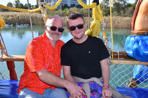 Side: Mediterranean Boat Trip to Dolphin Island Side: Dolphın Island Boat with Hotel Transfer
