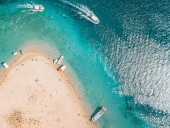Zante: tour in motoscafo della baia di Laganas, Myzithres e tartarughe