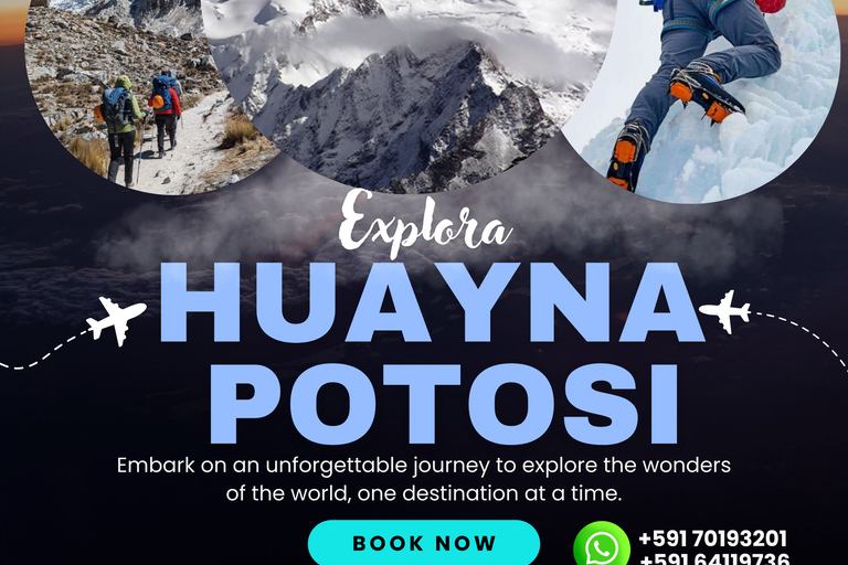 Bolivia, Climb the Huayna Potosí mountain 6,088 m Climbing Huayna Potosí