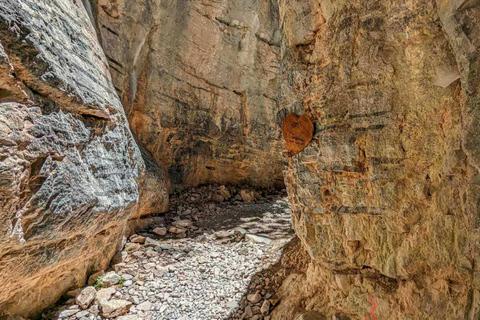 From Heraklion: Imbros Gorge and Libyan Sea Guided Day Trip Pickup from Heraklion and Ammoudara