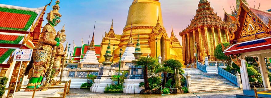 Bangkok : visite à pied du Grand Palais, du Wat Pho et du quartier chinois