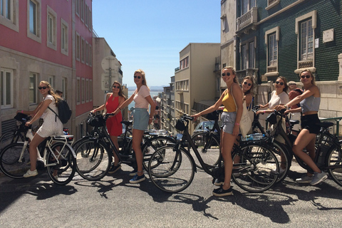 Lisbona centro: tour guidato di 3 ore in bici elettrica