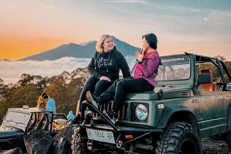Mount Batur Jeep Sunrise, Hot Spring & Akasa cafe Jeep sunrise + hot spring (with hotel transfer)
