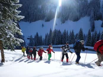 Schneeschuhwanderung im Allgäu