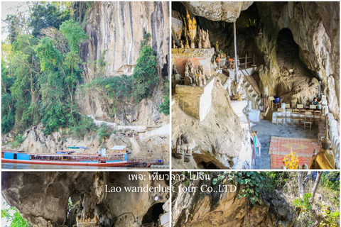 Luang Prabang: Cruise to Pak Ou Caves & Kuang Si Waterfalls