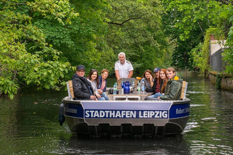 Leipzig: Passeio de barco a motor em Auwald com duração de 2 horas