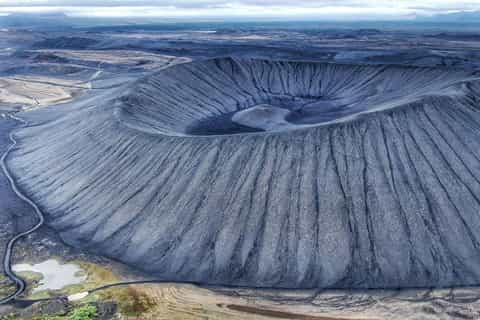 hverfjall crater hverfjall westfjord